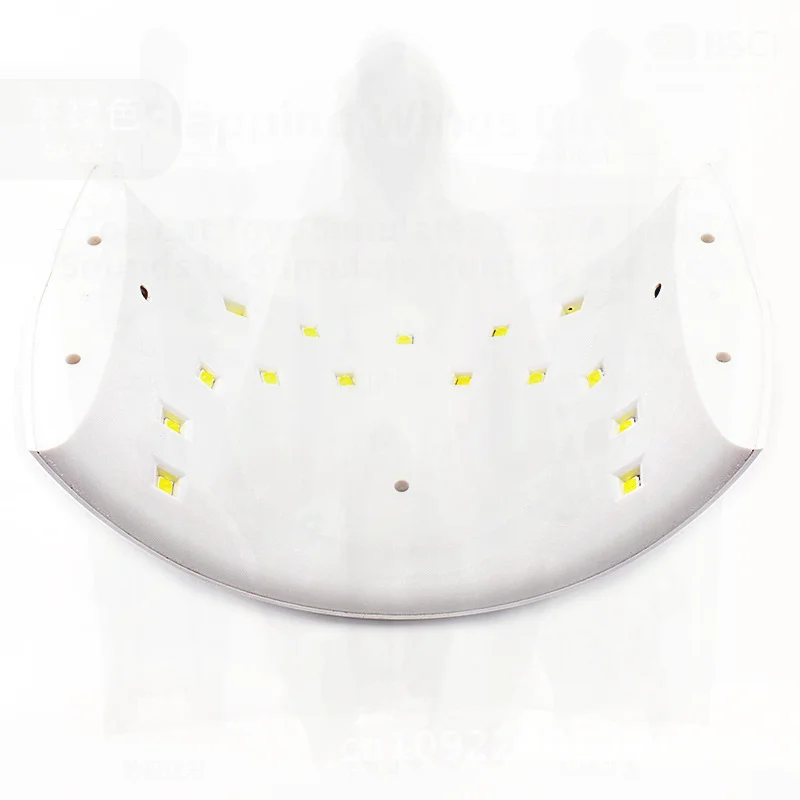 Sun9c 네일 아트 LED 광선요법 기계 24W 햇빛 램프 전문가 및 가정용 흰색 네일 뷰티 케어 장치