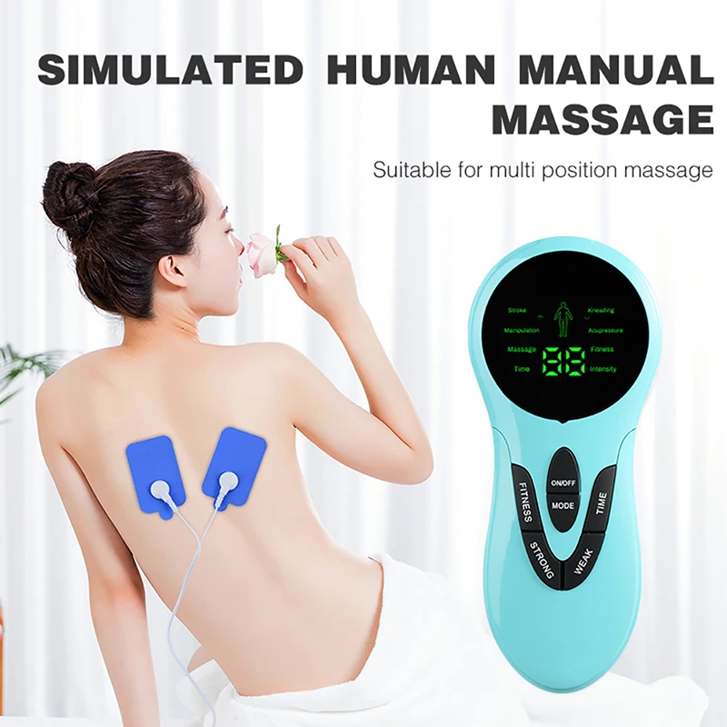 

Body Massager Pads USB Rechargable Tens Unit Machine Electrostimulator Pulse EMS Electric Muscle Stimulator Physiotherapy