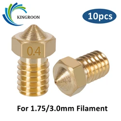KINGROON Premium All-Metal Nozzle Set - Assorted Sizes - 1.0mm 1.75mm