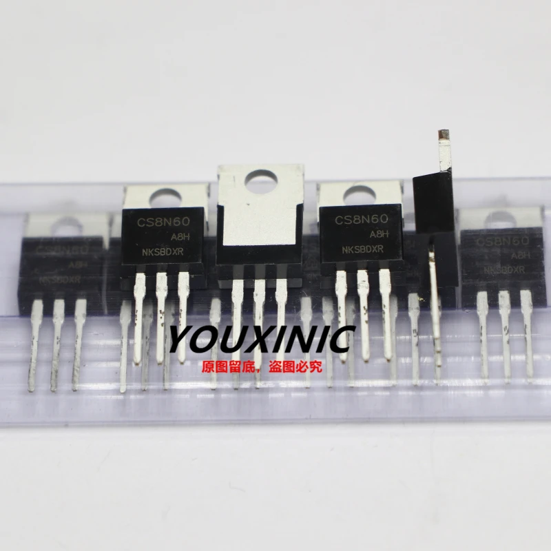 

YOUXINIC 100% новый импортный оригинальный CS8N60A8H TO-220 MOS FET 8A 600V