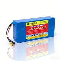 Batterie Li-ion Rechargeable 52V 14S6P 38Ah1500W batterie de Scooter motorisé Citycoco intégrée 50A BMS + chargeur 58.8V 6