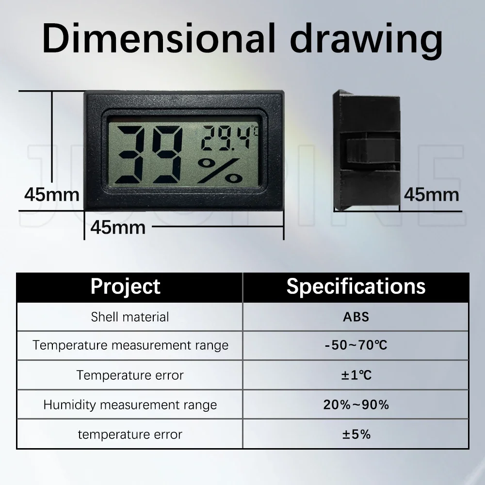 Hygrometer/Thermometer For Filament Dryer Box Airtight Moisture-Resistant Real-Time Monito thumbnail 9