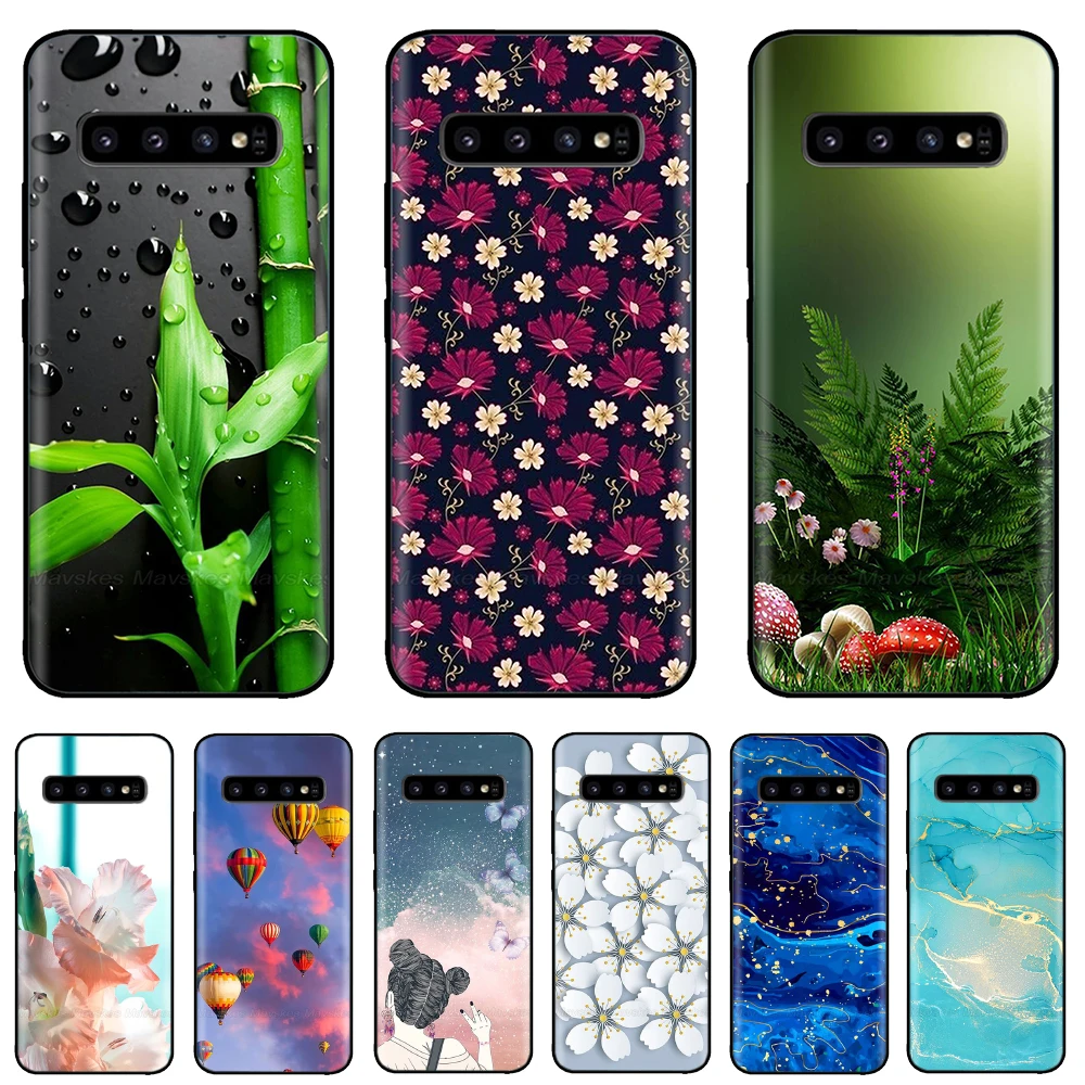 Per Samsung Galaxy S10 Plus Custodia Sm-G975F Custodie Per Telefono Per Samsung S10 S10E Sm-G973F Sm-G970F S10Plus S10E Cover Posteriore In Silicone