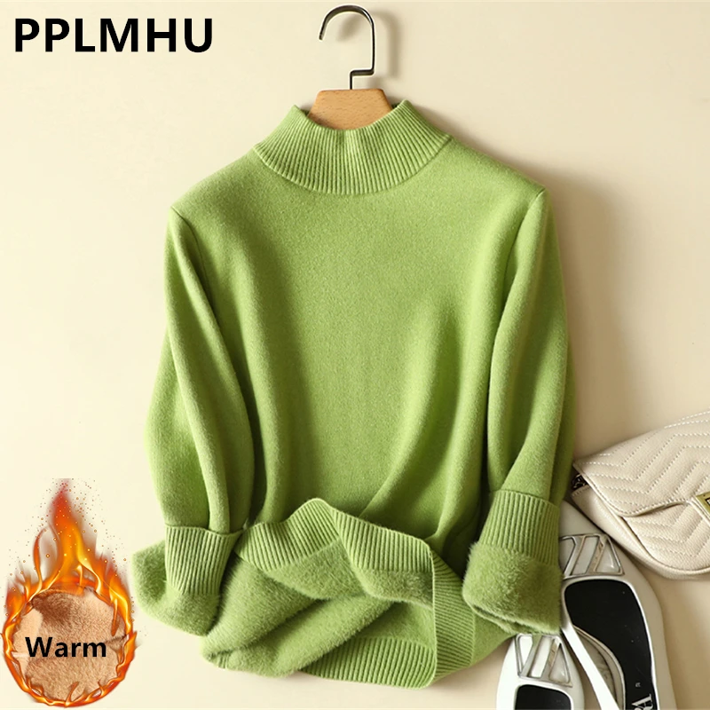 Winter verdicken Pullover Damen l ssig warm Samt gef ttert Overs ize winter-verdicken-pullover-damen-l-ssig-warm-samt-gef-ttert-overs-ize