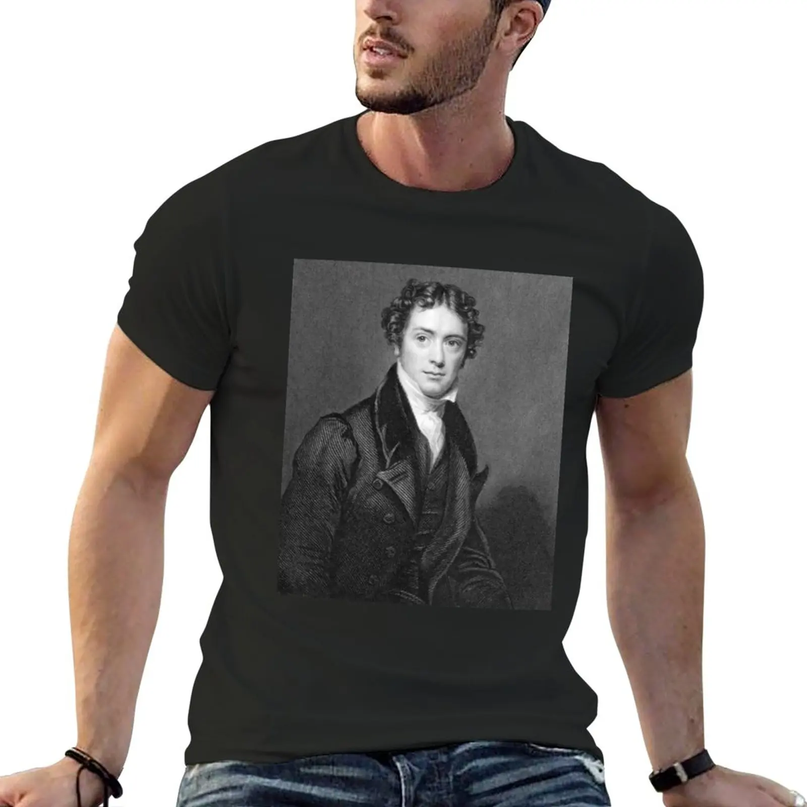 

New Scientist Michael Faraday T-Shirt quick drying t-shirt plus size t shirts cute clothes sweat shirt t shirts for men cotton