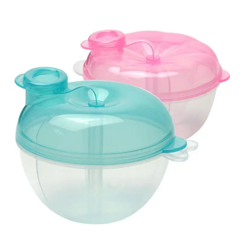 Baby Milk Powder Dispenser Baby Food Storage Containers Portable Food Storage Box Portable Three-layer Baby Leakproof Milk Powder Box Formula Dispenser Food Container Food Milk Powder Storage Box Feeding Tool