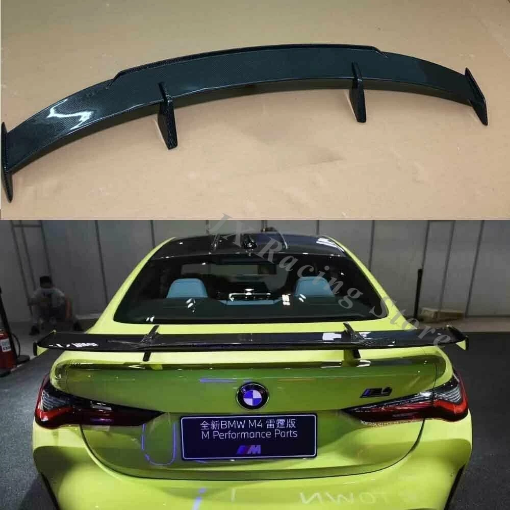 Carbon Fiber Rear Trunk Spoiler Wing For Bmw G80 G82 G22 New M3 M4 Mp