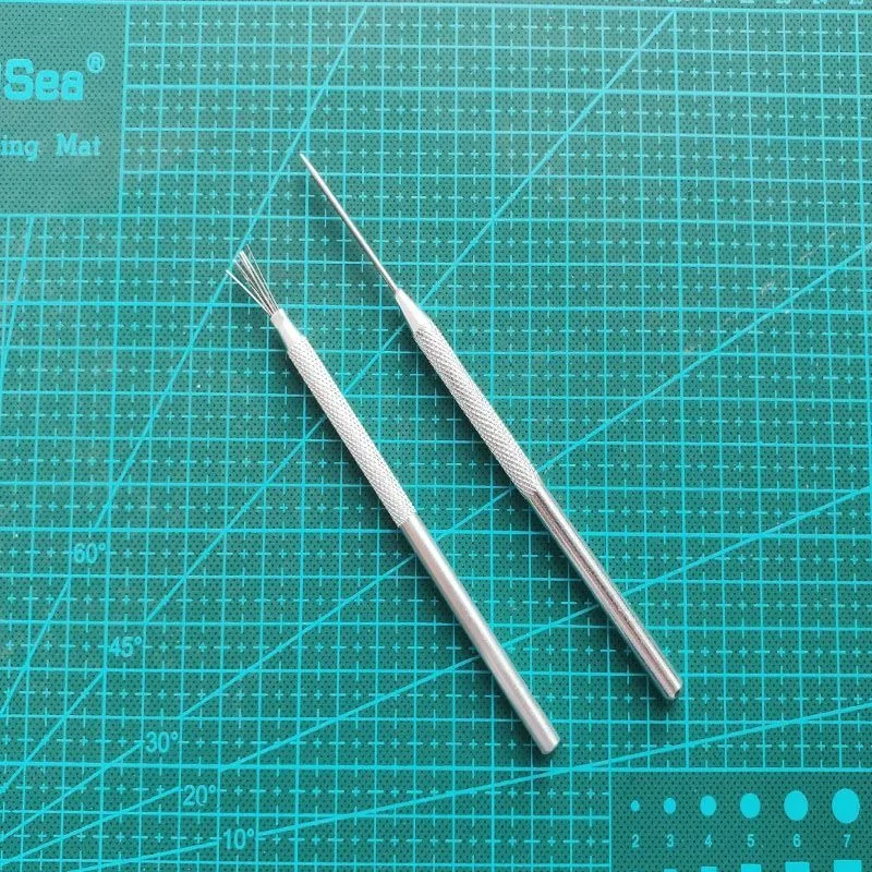 Set Di 10 Strumenti Per Scolpire L'Argilla In Silicone - Punte A Doppia Estremità (Coniche, Piatte, A Scalpello) Per Ceramica, Modellismo, Fai Da Te, Pittura Su Roccia E Goffratura