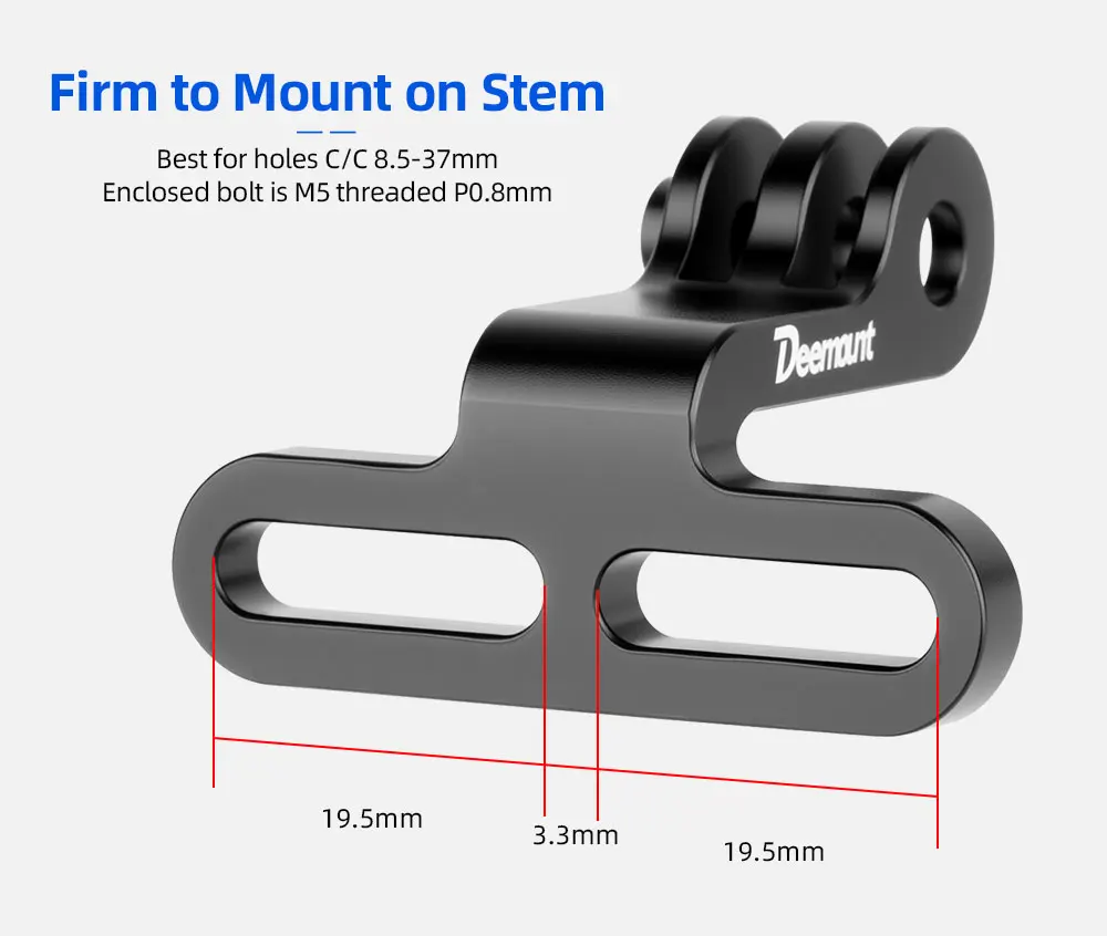 Radfahren Scheinwerfer Halter Vorbau Mount Adapter für Fahrrad Front Licht Installieren Kamera Ständer Halterung Kamera Typ Stecker – Detail 8