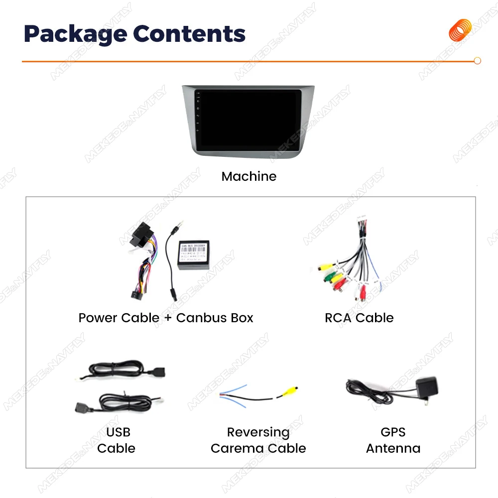 Android 14 Car radio Autoradio For Seat Altea XL Toledo 2004-2015 Multimedia Player GPS Navigation Wireless Carplay Auto WIFI BT