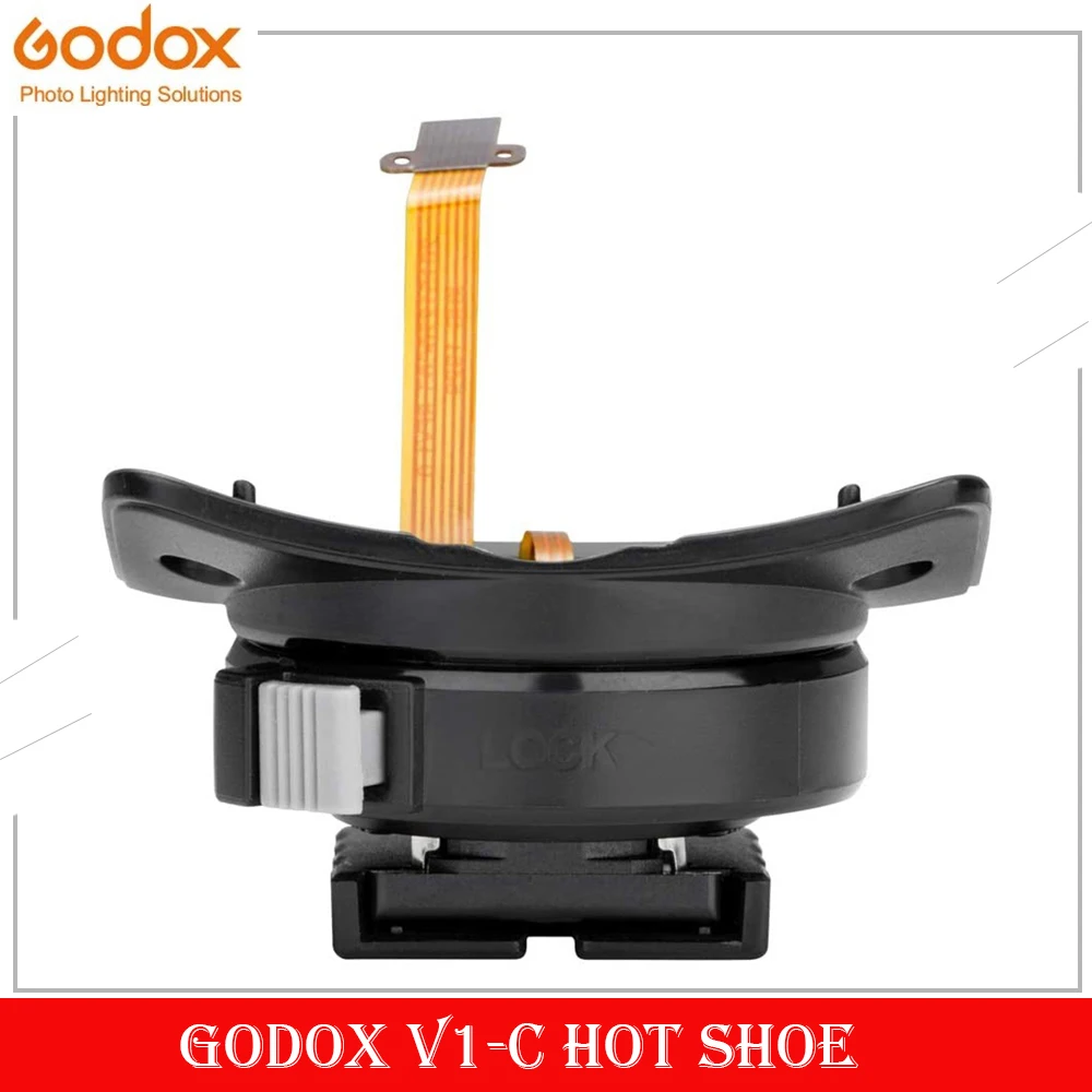 Godox V1C Hot Shoe Mount Foot Compatibile Con Godox V1-C Speedlite Flash Fix Parti Di Riparazione