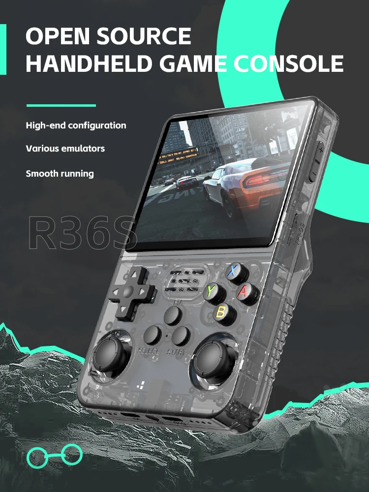 Data Frog R36S Retro Handheld Video Game Console Linux System 3.5 Inch IPS Screen R35S Plus Portable Pocket Video Player插图