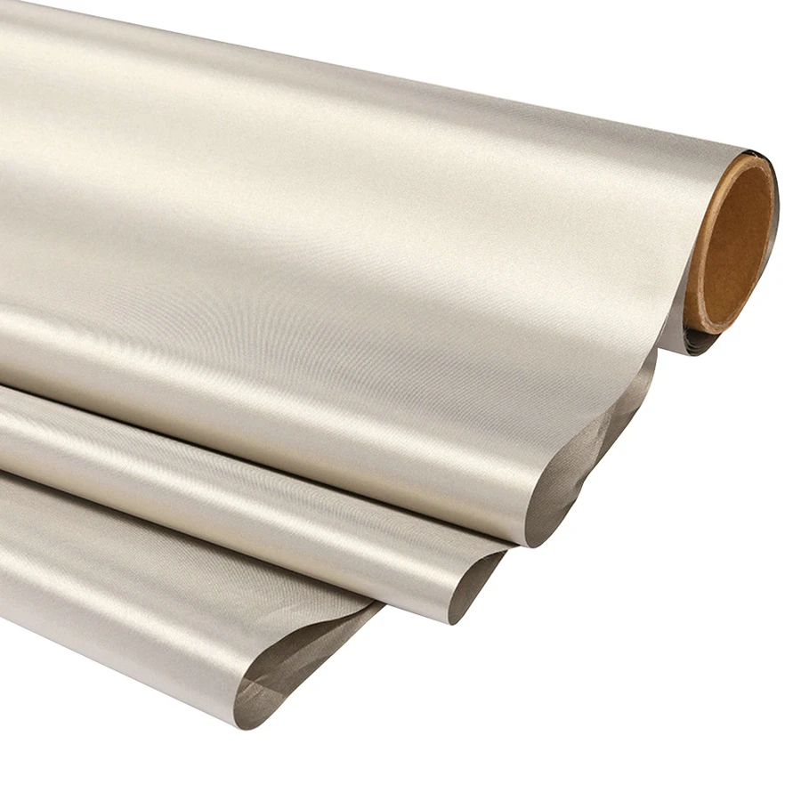 

1X1.1M Copper Shielding Fabric-Blocking RFID Radiation Signal Wifi RF EMI EMF OF Anti Magnetic Cloth For Blocking RF Signals