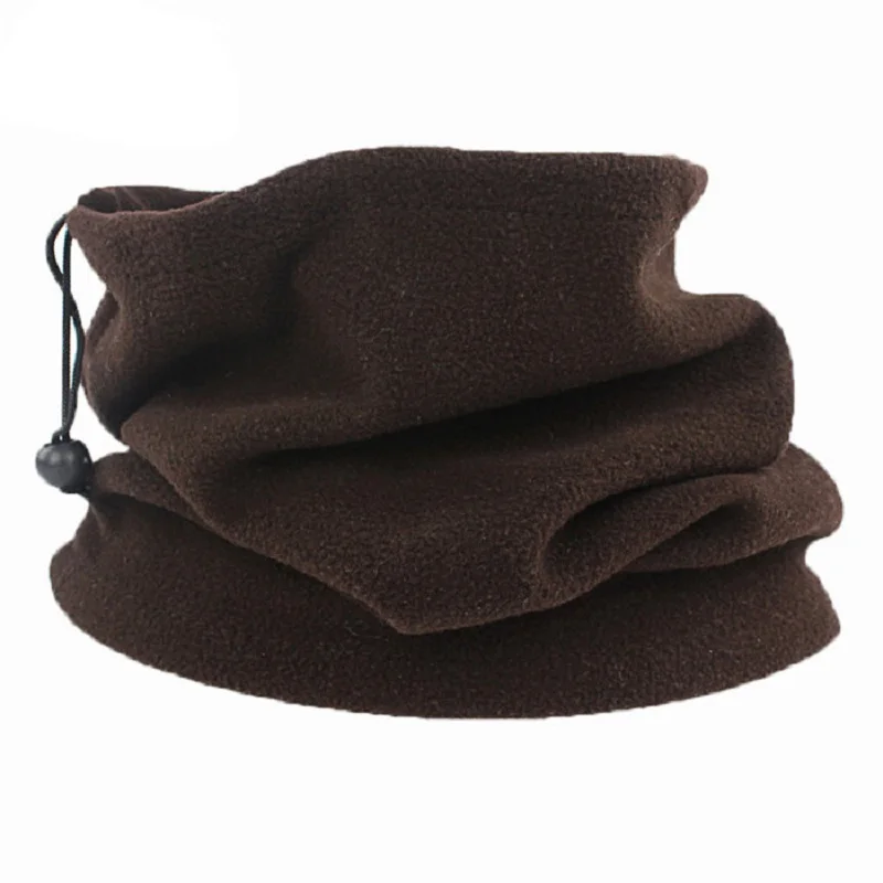Cozy Polar Fleece Adjustable Neck Warmer for Winter Sports and Outdoor Activities