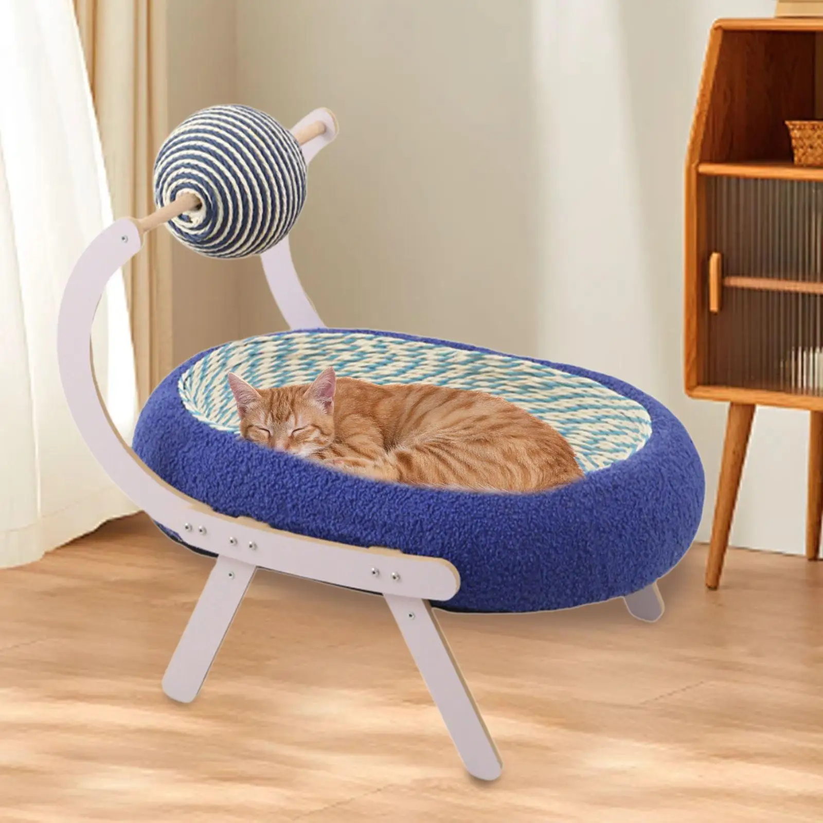 Cat Scratcher Furniture Protector Cat Scratching Board Oval Kittens Scratch Pad for Play Hunting Indoor Cat Kittens Exercise Cat Scratcher Furniture Protector Cat Scratching Board Oval Kittens Scratch Pad for Play Hunting Indoor Cat Kittens Exercise