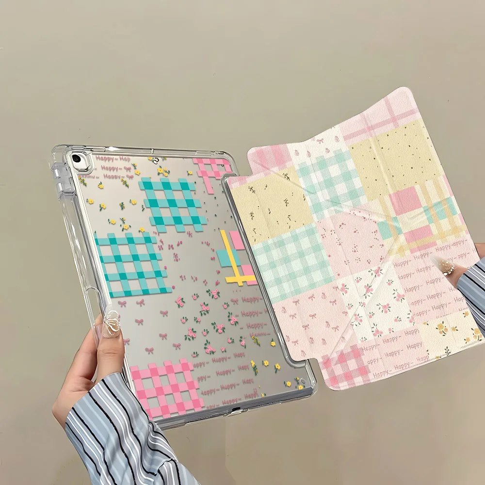 Floral Tablet Case with Pencil Holder