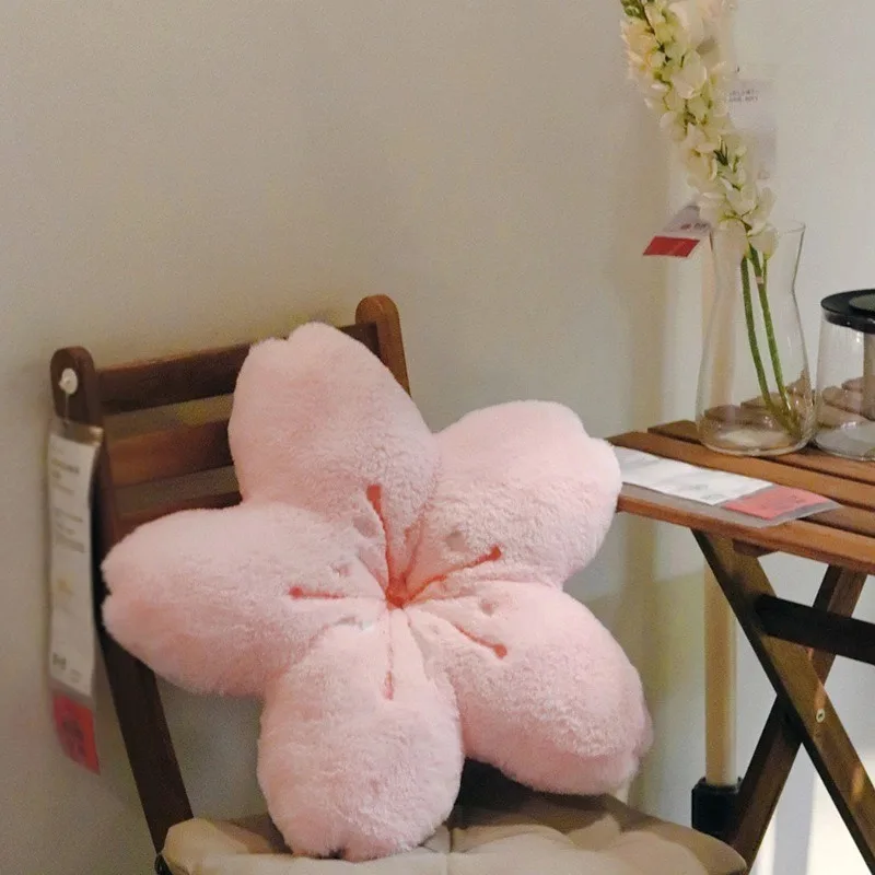 Cute and Comfy Pillow Pink Sakura Cushion – Perfect for Photo Prop or Window Decoration 2