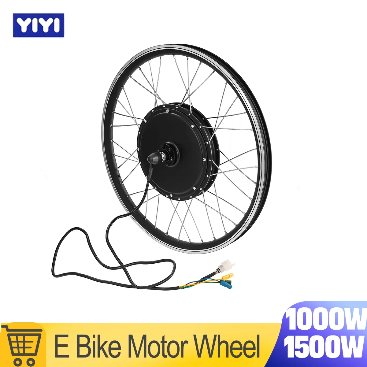 1500W 전기 자전거 개조 부품 브러시리스 기어리스 허브 모터 20인치-700C 전기 자전거 논기어 모터