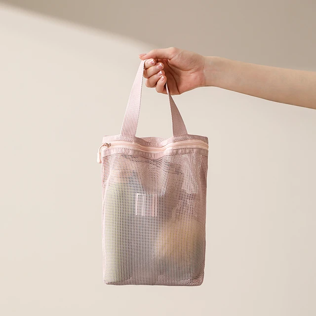 Portable Mesh Toiletry Travel Bag 4