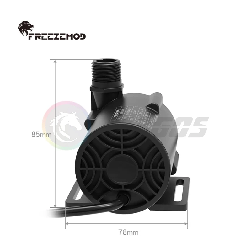 Zemod-bomba de Água Circulante Placa de Controle Externo do Motor sem Escova 12v24v 3000l h 88w Power 23 Metros Head Pu-kub - Imagem 2