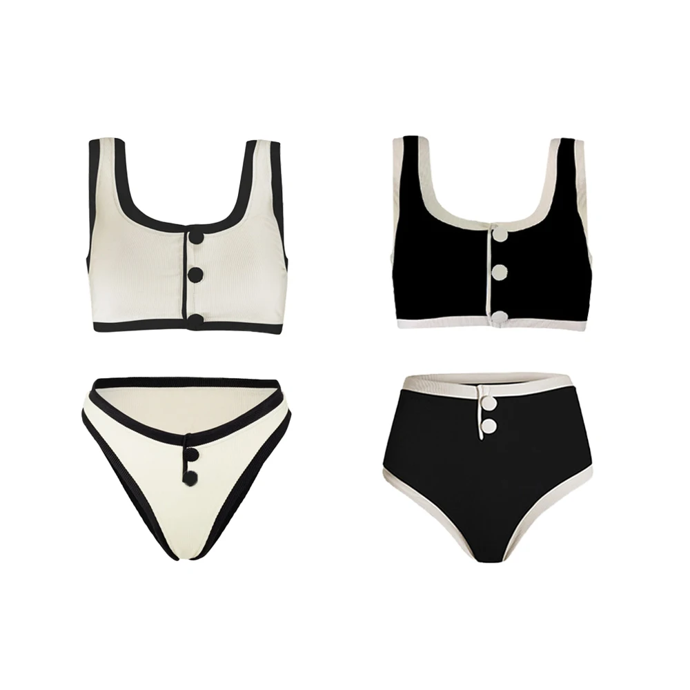 2024 Sexy Swimwear 3D Flower Print Bikini Set Women Swimsuit And Skirt Push Up Bikinis Bathing Suit Beachwear Brazilian Biquini