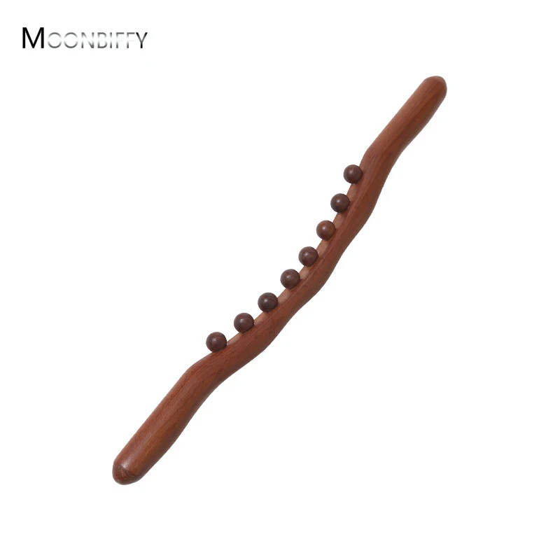 

Chinese carbonized wood massage tool roller bar beech massage stick is suitable for scraping back tendon and body massager