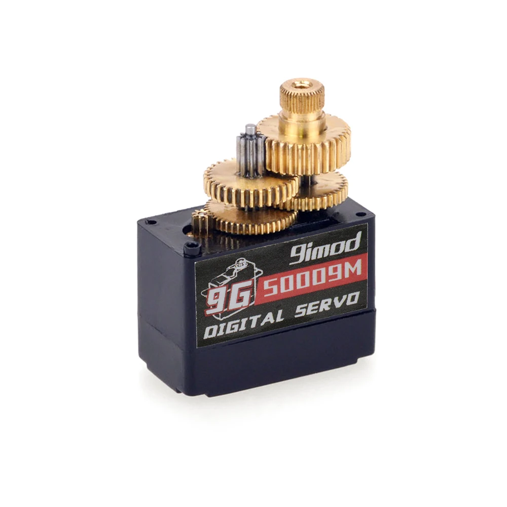 Servo 9g 17g pour RC, Micro Servomoteur, Blanc/Jaune