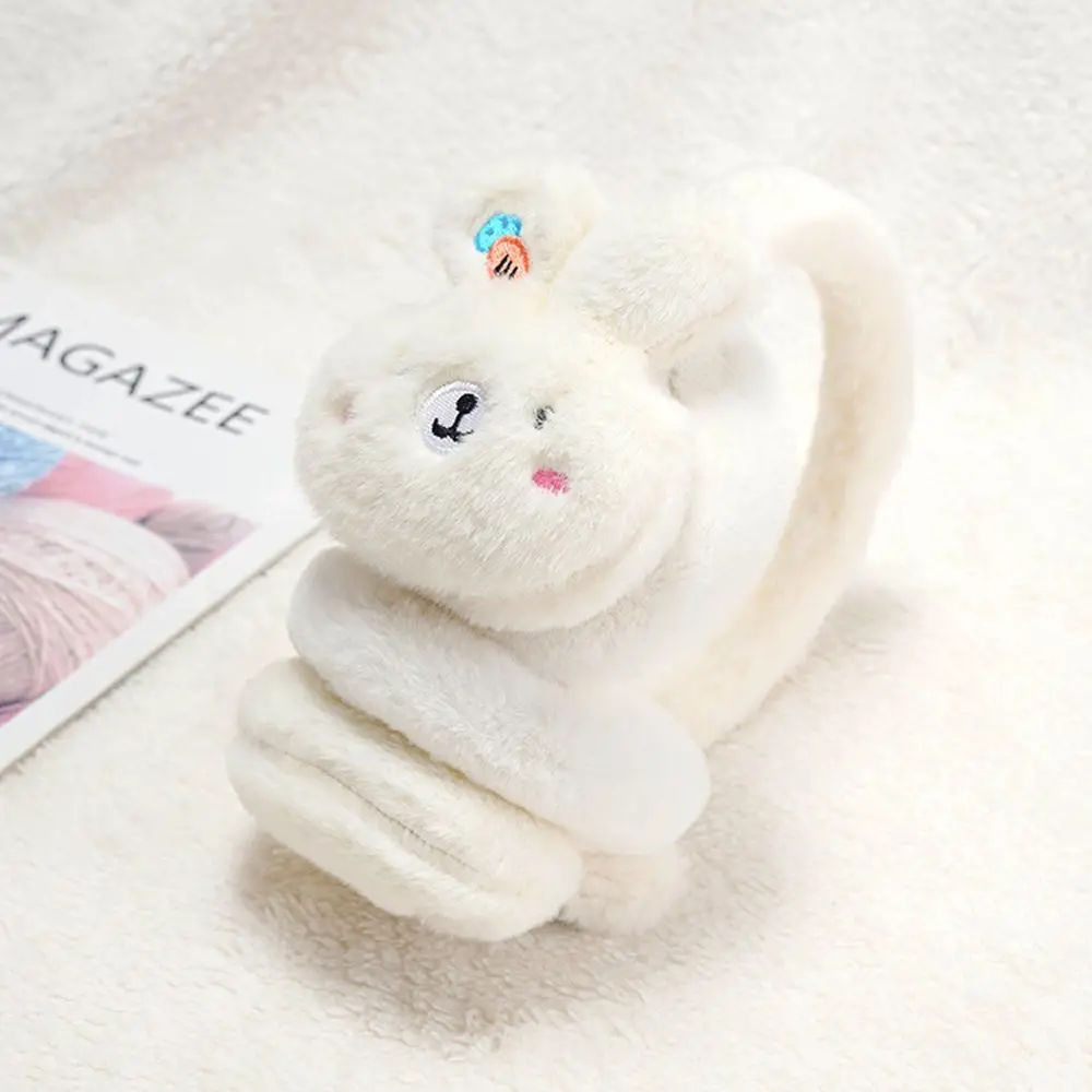 Outdoor Winter Plush Soft Rabbit Windproof Women Earmuff Cartoon Kids Ear Cover Cute Earflap