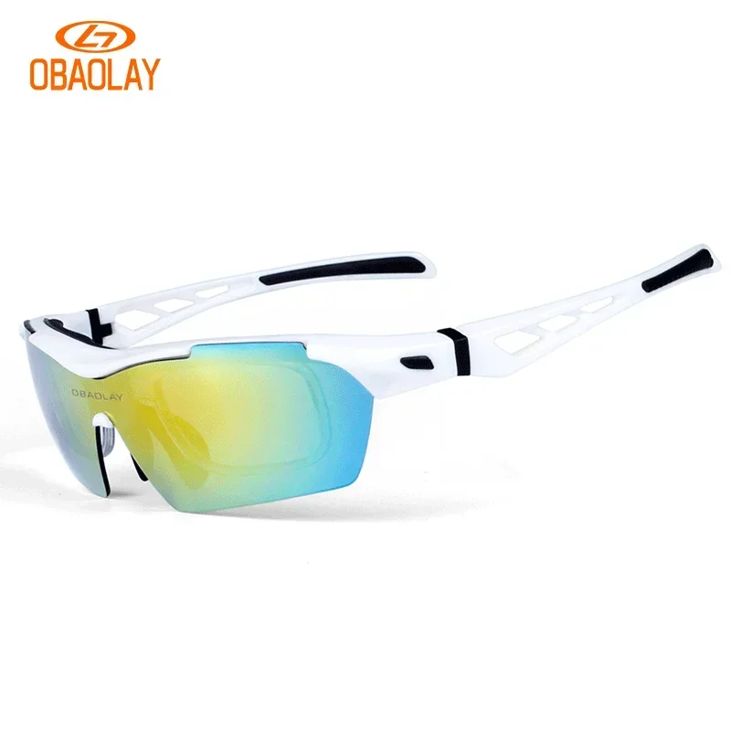 

Мужские солнцезащитные очки OBAOLAY для горного велосипеда, OEM, велосипедные солнцезащитные очки, спортивные велосипедные очки с 5 линзами, поляризованные велосипедные очки