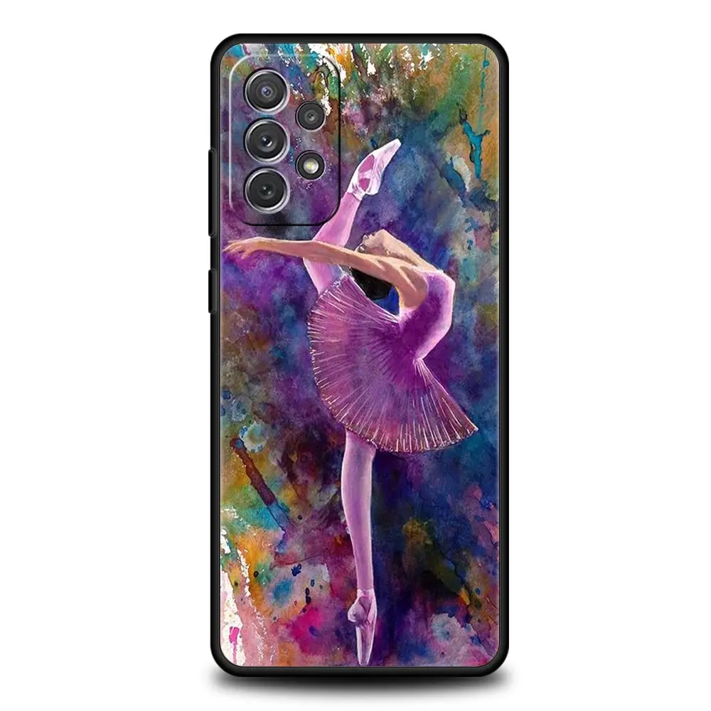 Watercolor Gymnastics Design Phone Case