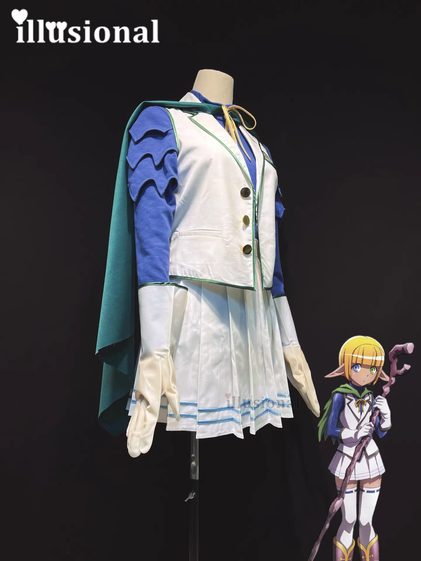 Illusional Custom Size Made Overlord Mare Bello Fiore Costume Cosplay Cross Dress