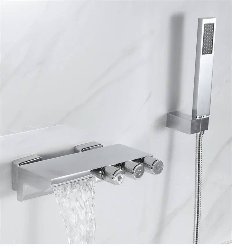 chrome faucet set