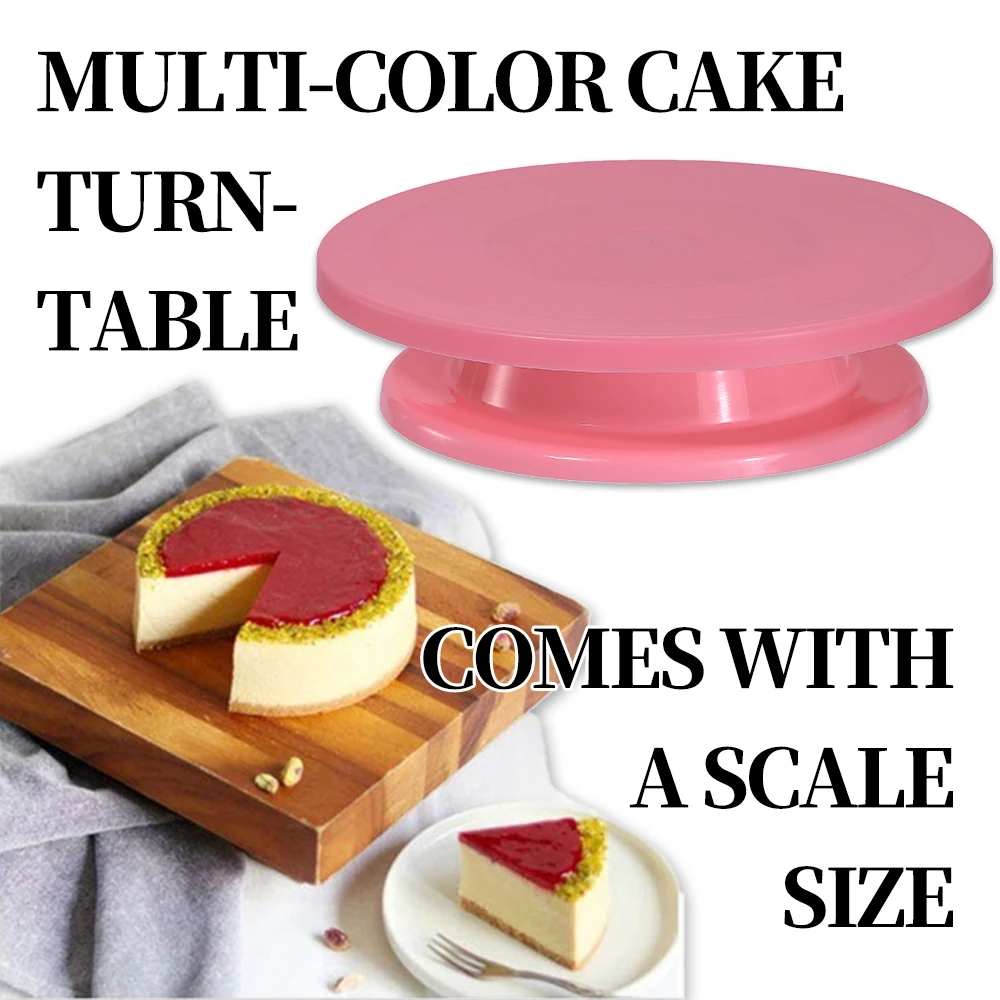 Cake Stand Cake Turntable Baking Supplies Cake Tools Cake Decorating Kit Rotating Bearing Turntable 70PCS Rotating Pastry Turntable Kit 50PCS Disposable Piping Pastry Bags Stainless Steel Piping Nozzles Cake Decorating Turntable