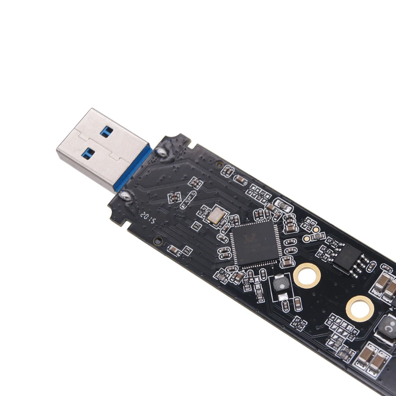 Case SSD M.2 NVME/SATA USB 3.2 - Adaptador Externo Com Chipset RTL9210B - Dissipação Alumínio