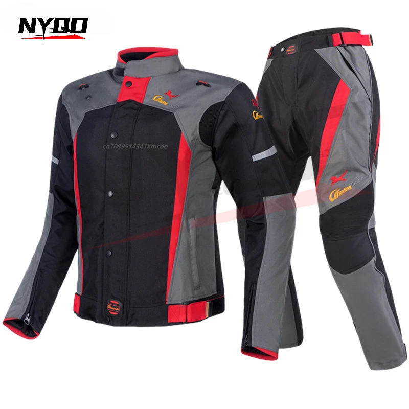 남녀공용 오토바이 재킷 방수 방풍 방한 방우 오토바이 사계절 보호복 모든 사이즈
