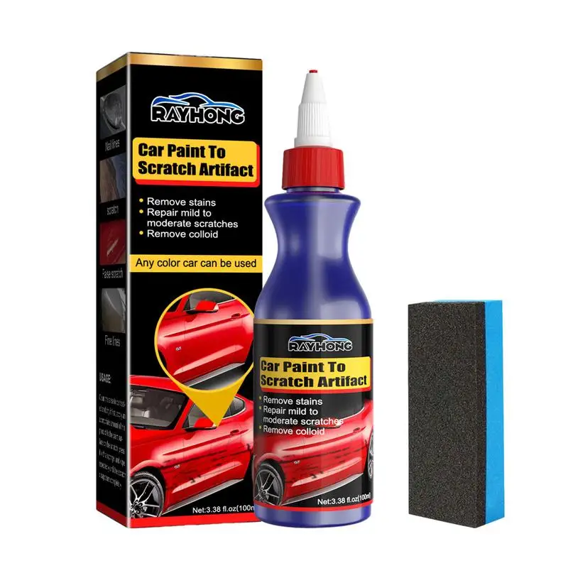 

Car Paint Scratch Repair Auto Scratches Remover Wax Car Detailing Supplies For Removing Mild Paint Scrapes Scuffs Haze Swirl