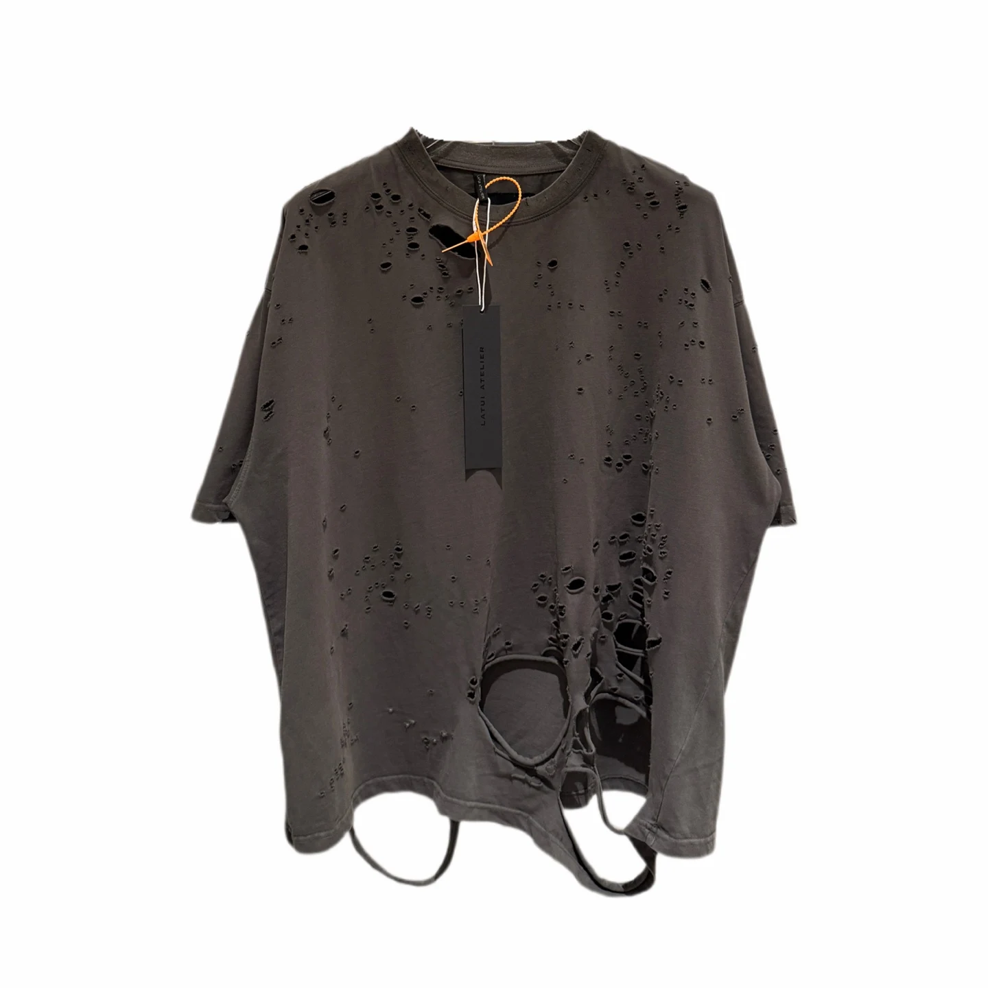 Destroy The Hole Nice Washed T Shirt Men Women Oversized T-shirts Heavy Fabric Unisex Vintage Top Tee