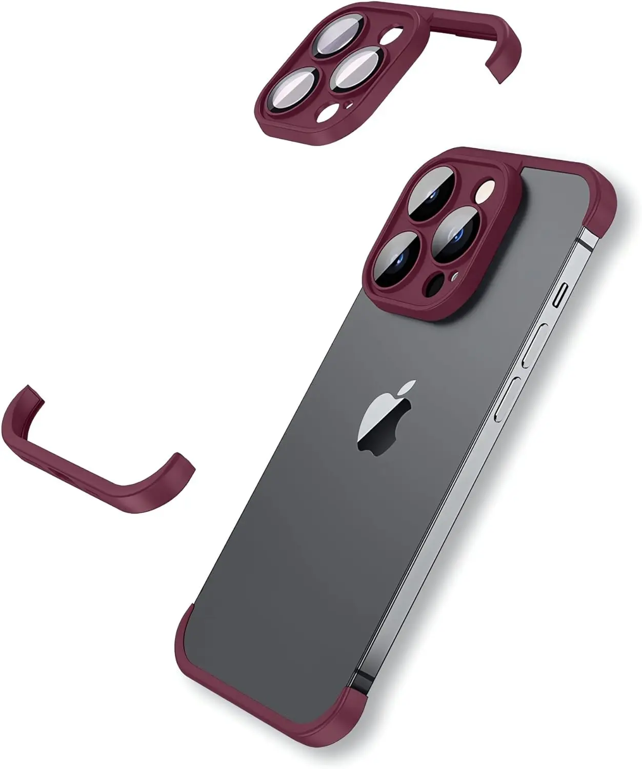 Frameless Camera Lens Protector Case Cover - Premium Protective Shell Phone Accessories