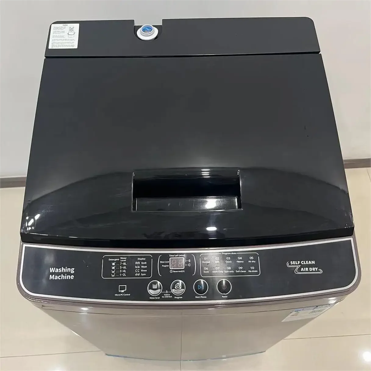 12kg Fully Automatic Single Tube Top Loader Portable Washing Machine Large 7kg 8kg Wash Cloth Washing Machine 4