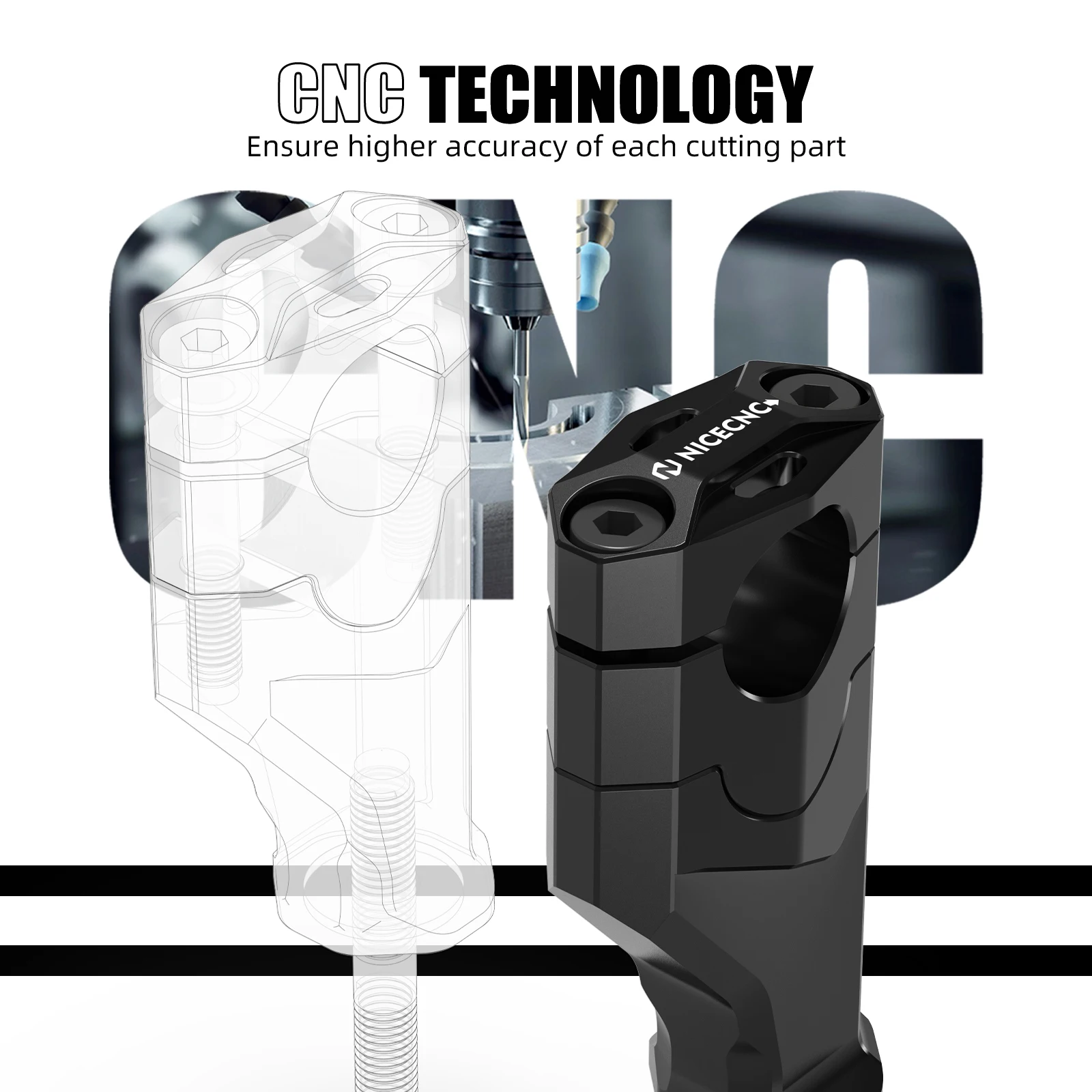 Für Yamaha Tenere 700 2019-2024 20 MM Lenker Riser Erhöhung Klemme Halterung Für Yamaha Tenere 700 Welt Raid 2022 – Detail 5
