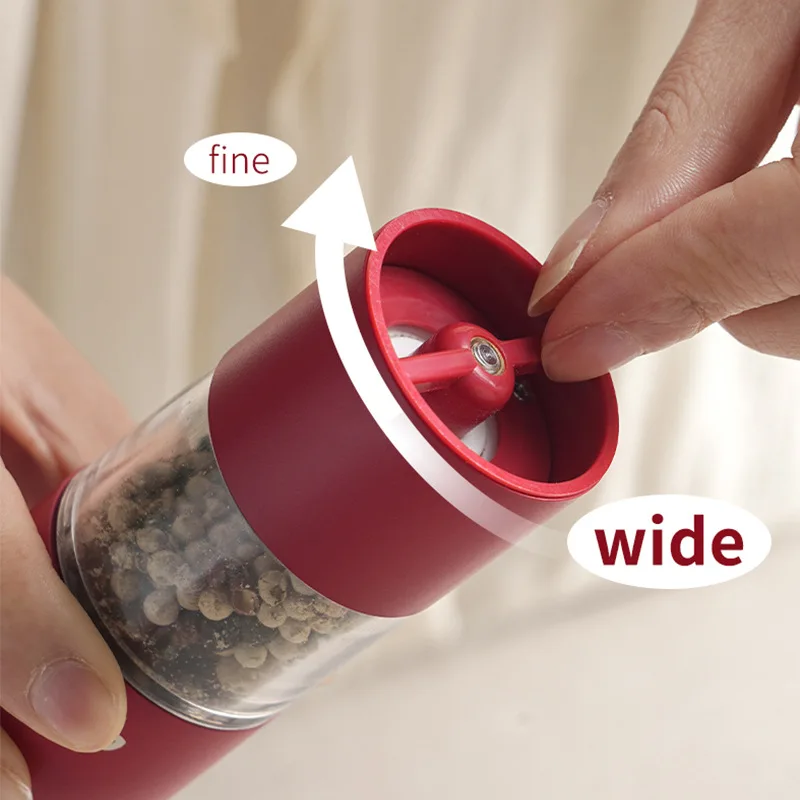 USB Rechargeable Electric Salt and Pepper Grinder Adjustable Coarseness Large Capacity Auto Spices Grinders Kitchen Cooking Tool