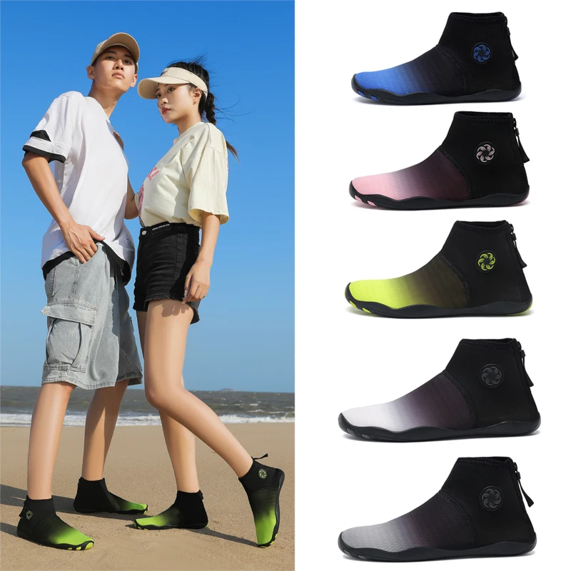 Quick-Dry Men Wading Shoes Women Water Shoes Breathable Aqua Upstream Antiskid Outdoor Sports Wearproof Beach Sneakers children s water sports shoes boys and girls garden hole shoes outdoor quick drying beach sandals wading shoes