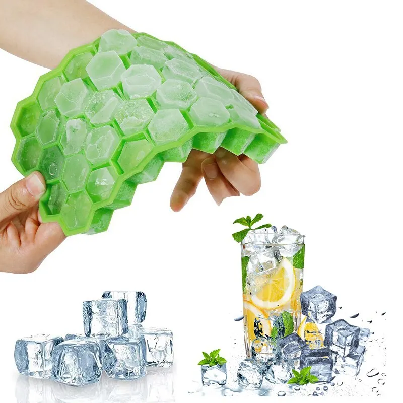 Flexible Silicone Ice Cube Tray Mould- Reusable Rubber Ice Cubes Maker Mold  - China 14 Grid Ice Lattice and Silicone 14 Grid Ice Lattice price