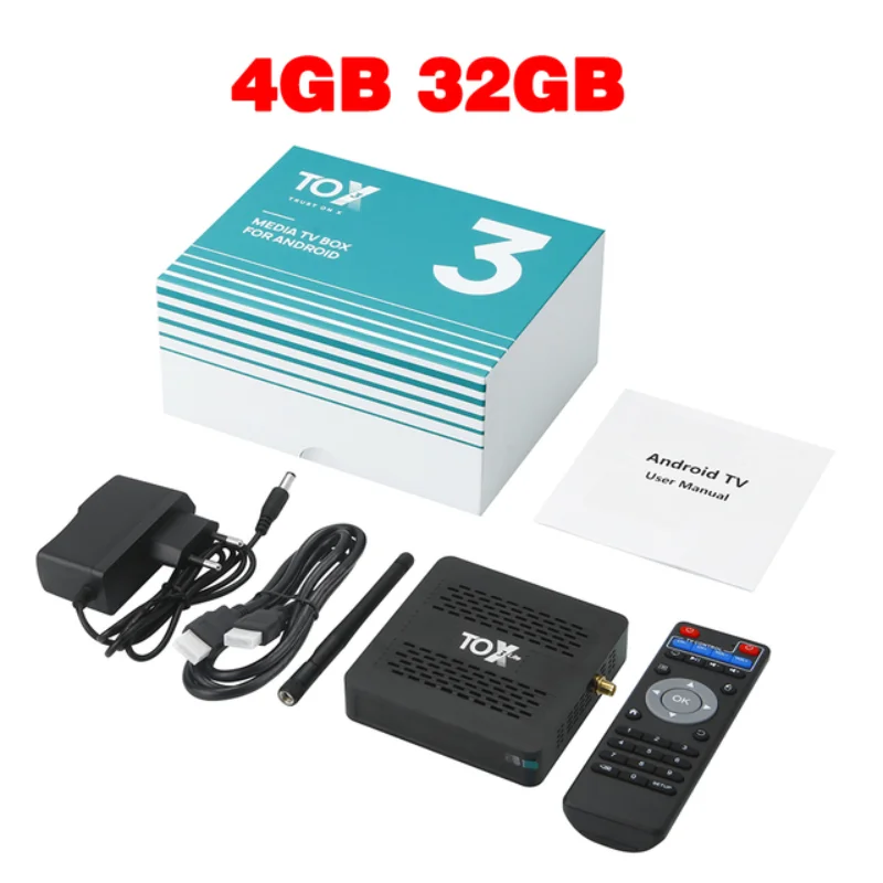 TOX3-Tv-Box-Android-11-Smart-Tv-Box-4GB-32GB-Amlogic-S905X4-Wifi-BT4-1 ...
