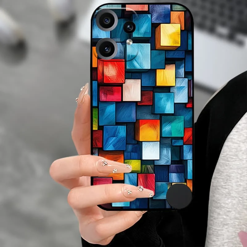 Premium Soft TPU Silicone Back Cover with Camera Protector - Black Bumper Case