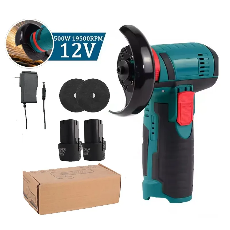 Cordless Mini Angle Grinder Lithium Battery Angle Grinder Household Handheld Polishing Machine Cutting Machine angle grinder electric angle grinder