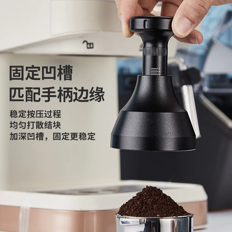 Livellatore Caffè Normcore 58.5mm - Strumento WDT Per Espresso | Distribuzione Uniforme Polvere | Per Macchine Caffè - Foto 4