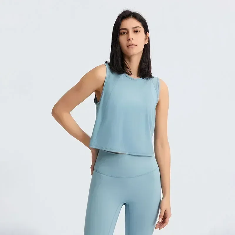 Women Buttery Soft Yoga Top For Women Loose Fit Workout Tank Gym Wear Sleeveless Back Hollow Out Sportswear Running Sport Shirts