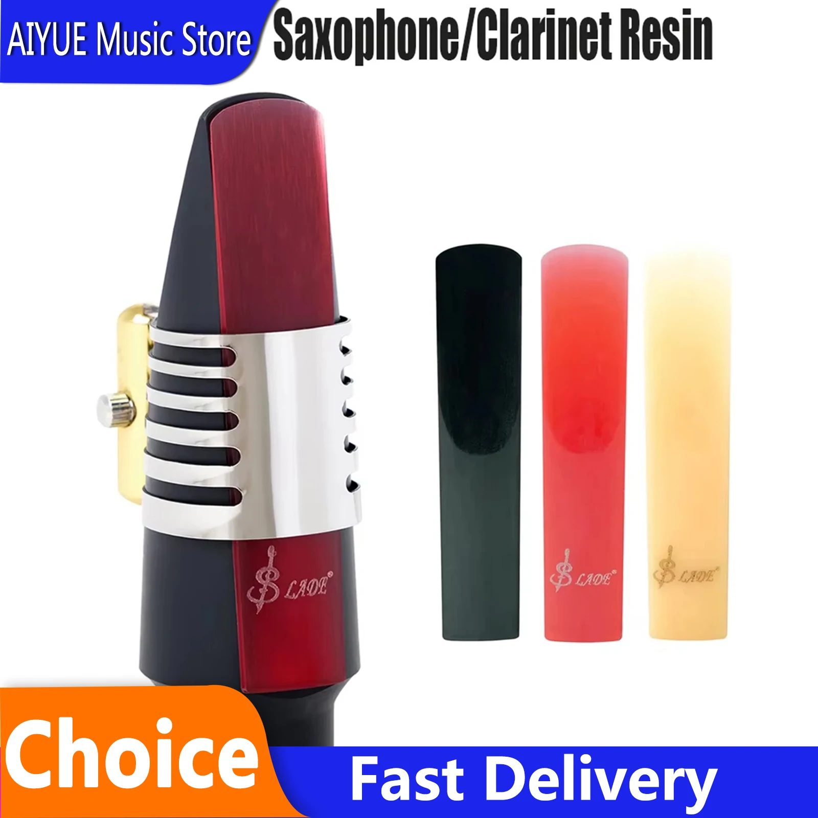 IRIN Eco-Friendly Resin Saxophone & Clarinet Reed Set - 3 Pack