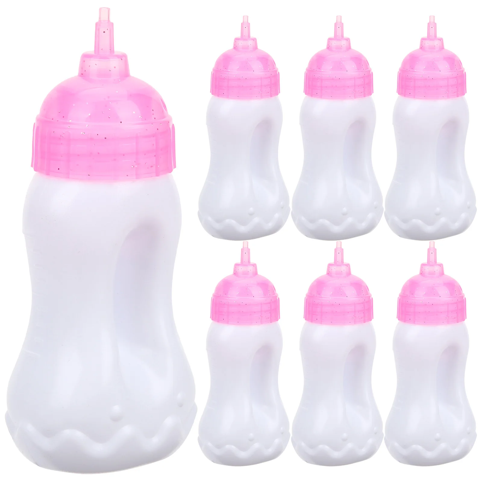 10pcs Baby Bottles Miniature Milk Bottle Small Juice Bottle Infant Pacifier Baby Accessories electric bottle cleaning brush baby pacifier straw scrubber usb rechargeable baby bottle brush for feeding bottles baby bottles